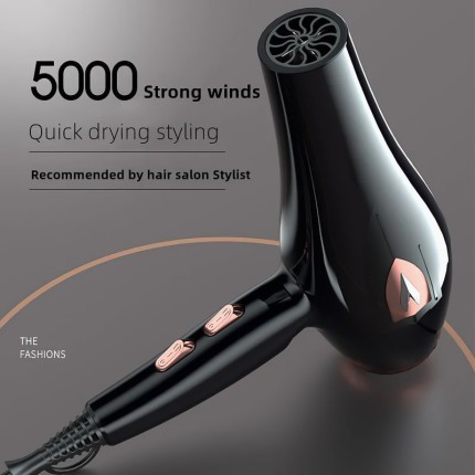 Foldable AC motor hair dryer