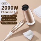 Blue light ion fast drying hair dryer