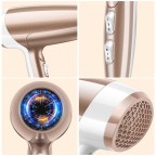 Blue light ion fast drying hair dryer