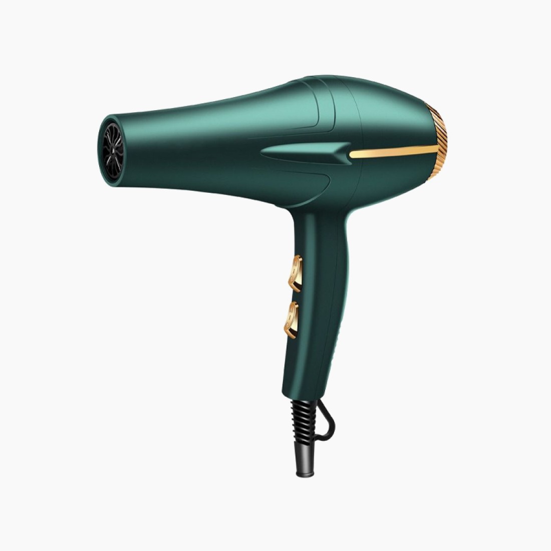 Blue light negative ion portable hair dryer