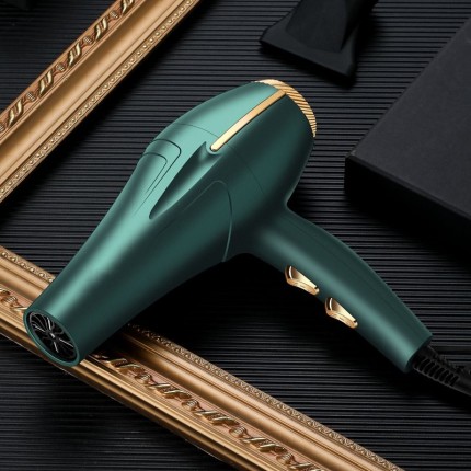 Blue light negative ion portable hair dryer