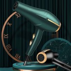 Blue light negative ion portable hair dryer
