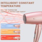 Portable foldable concentrator hair dryer