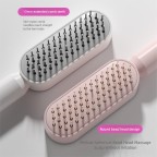 Automatic self-cleaning brush for easy cleaning