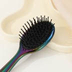 Color electroplating silk massage comb