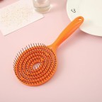 Hair styling wet and dry round-tooth detangling comb
