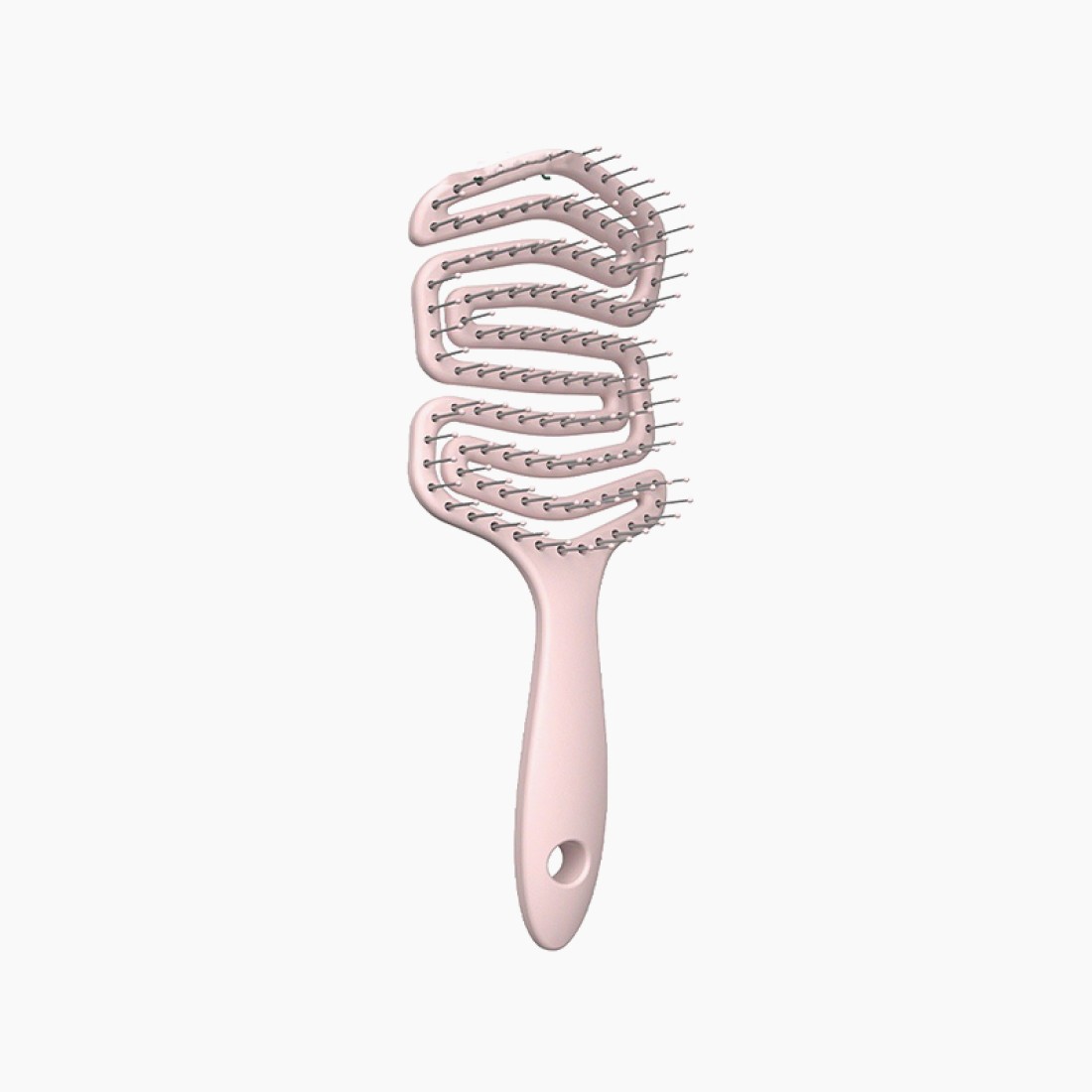 Candy-colored long-handled hollow mosquito repellent comb