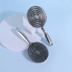 Large arc-shaped hollow hair comb