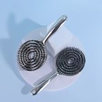 Large arc-shaped hollow hair comb