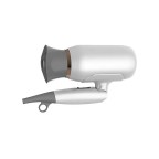 Professional portable hair dryer with foldable handle