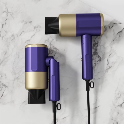 Quick-drying foldable ion hair dryer
