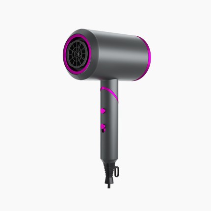 Foldable handle travel hair dryer