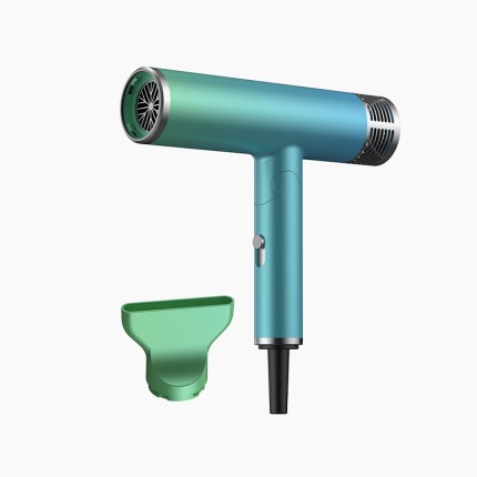 Foldable hot and cold air switch hair dryer