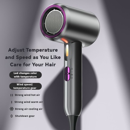 Stylish and simple professional salon-grade hair dryer