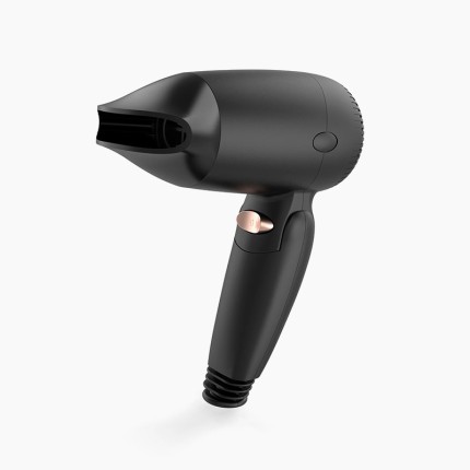 Lightweight foldable travel hair dryer