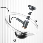 Intelligent negative ion high-speed household hair dryer