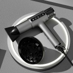 Smart display high-speed portable hair dryer