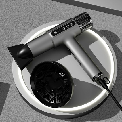Smart display high-speed portable hair dryer
