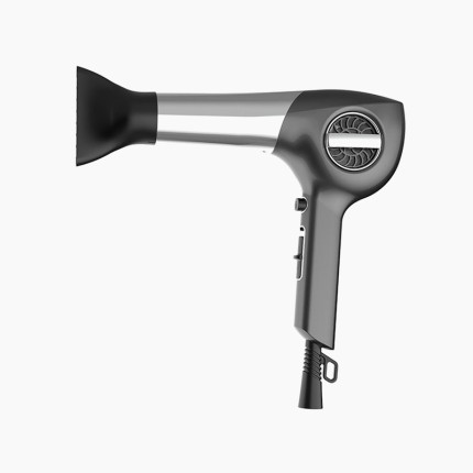 Temperature controlled negative ion high-speed hair dryer