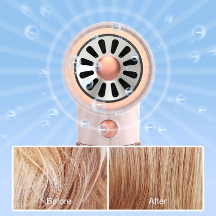Pink multi-functional high-speed professional hair dryer