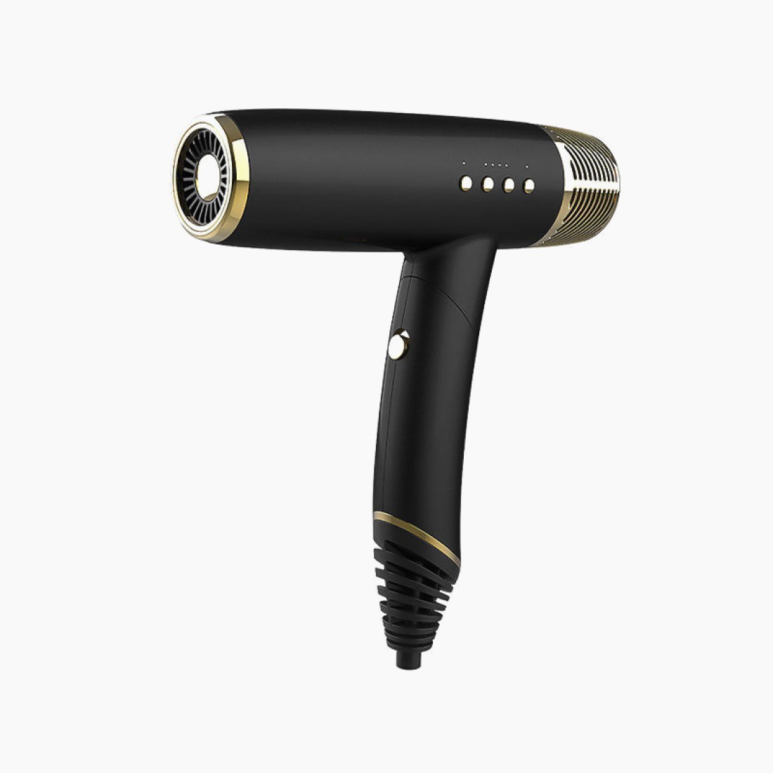Portable high-speed brushless negative ion folding hair dryer
