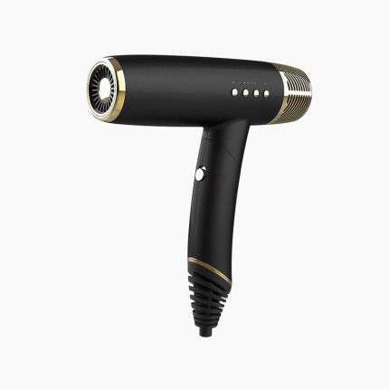 Portable high-speed brushless negative ion folding hair dryer