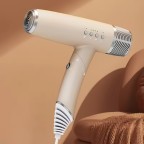Portable high-speed brushless negative ion folding hair dryer