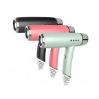 Portable high-speed brushless negative ion folding hair dryer