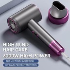 Salon-grade negative ion professional hair dryer