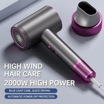 Salon-grade negative ion professional hair dryer