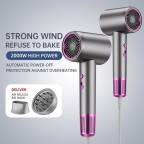 Salon-grade negative ion professional hair dryer