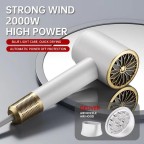 Salon-grade negative ion professional hair dryer