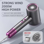 Salon-grade negative ion professional hair dryer