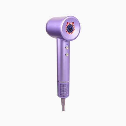 Low noise cordless negative ion hair dryer