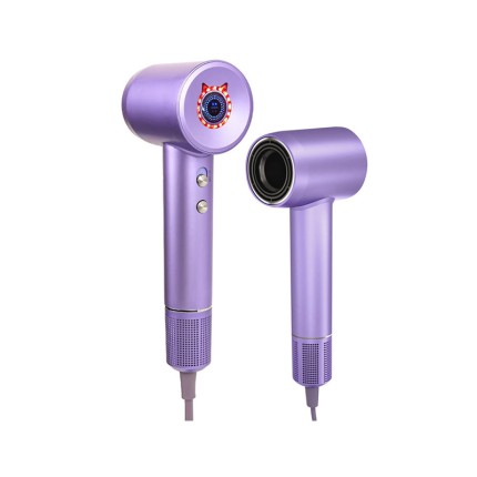 Low noise cordless negative ion hair dryer