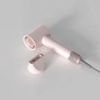 Constant temperature high speed negative ion bladeless hair dryer