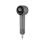 Portable bladeless negative ion hair dryer