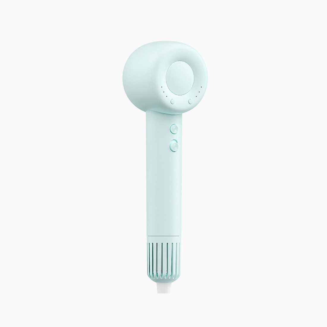 Low noise portable ion hair dryer