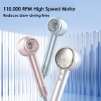 Quick-drying high-speed negative ion hair dryer