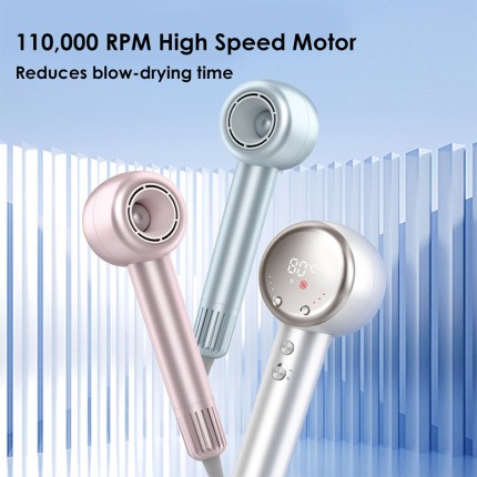 Quick-drying high-speed negative ion hair dryer