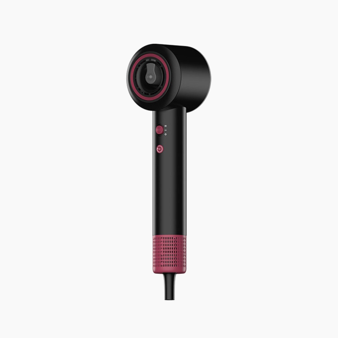 Low noise negative ion high speed hair dryer