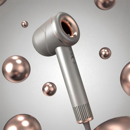 Quiet high-wind three-speed adjustable hair dryer