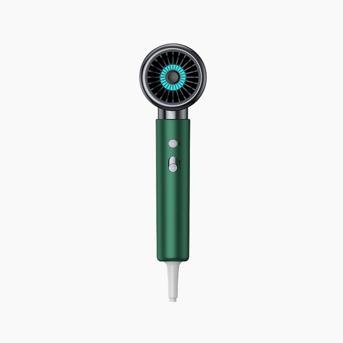 Temperature controlled negative ion hair dryer