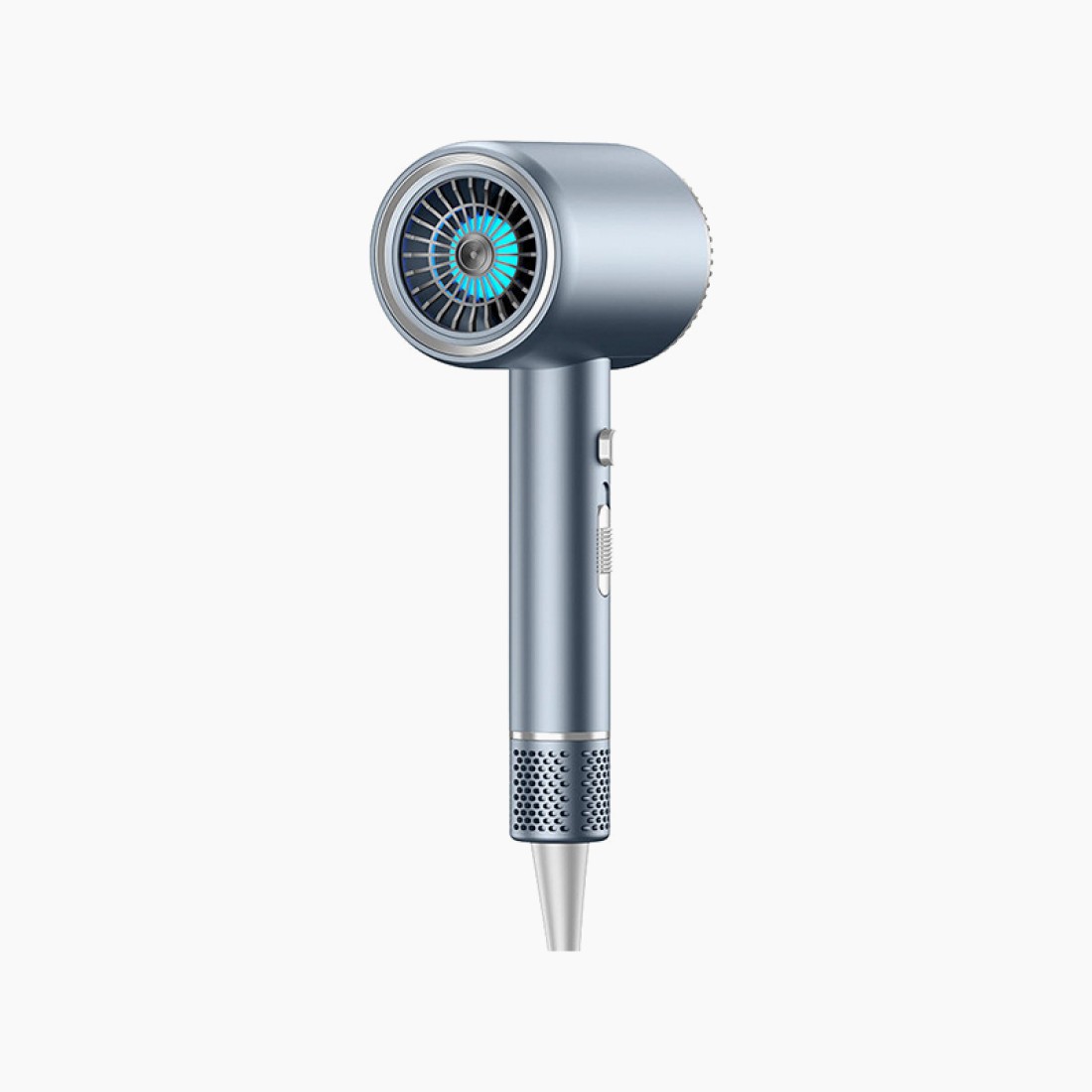 Quiet and damage-free hair dryer