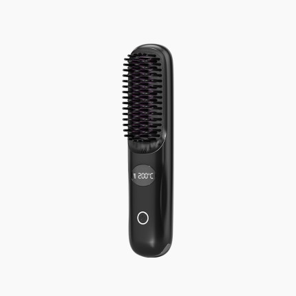 Mini portable ionic electric straight hair comb