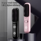 Mini portable ionic electric straight hair comb