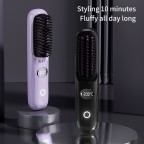 Mini portable ionic electric straight hair comb