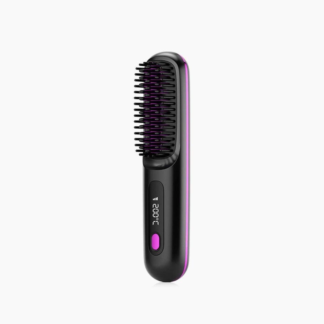 Mini portable electric straight hair comb