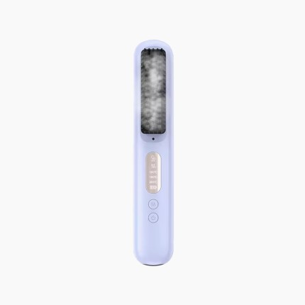 Portable LCD atomizing oil negative ion straightening comb