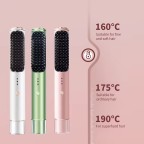 Portable USB negative ion fast heating straightening comb